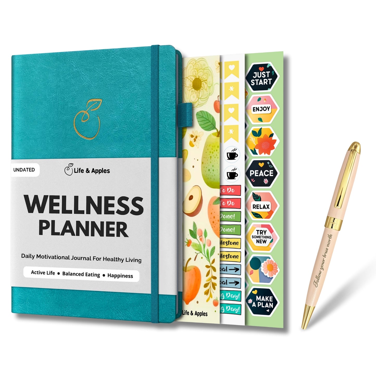 Wellness Planner and Pen Set