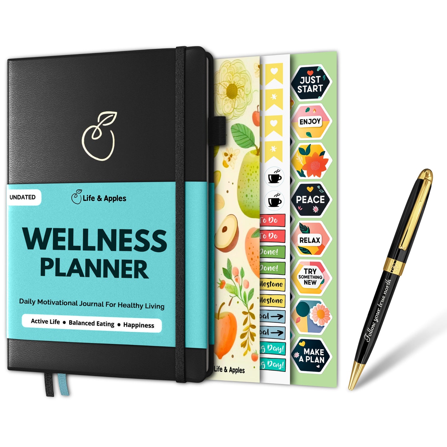 Wellness Planner and Pen Set