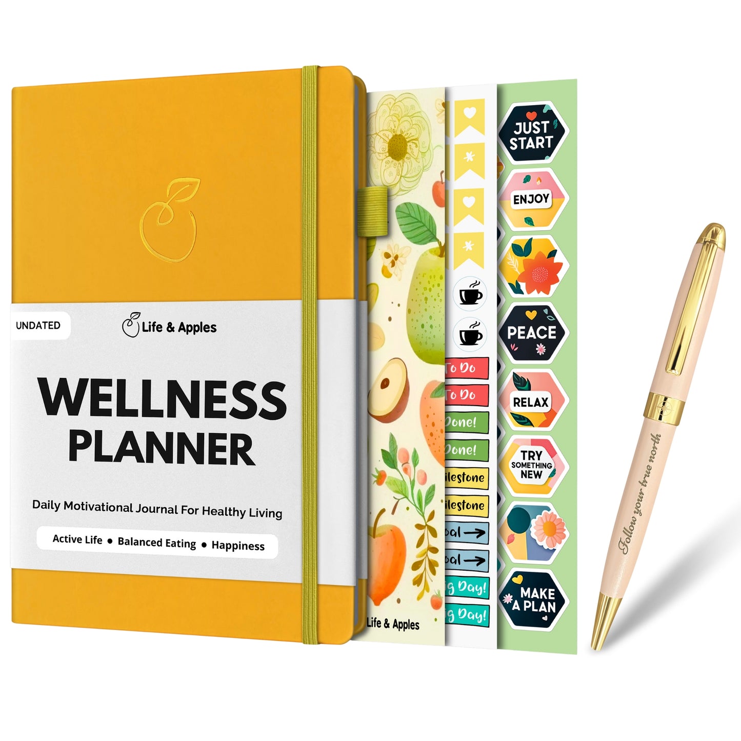 Wellness Planner and Pen Set