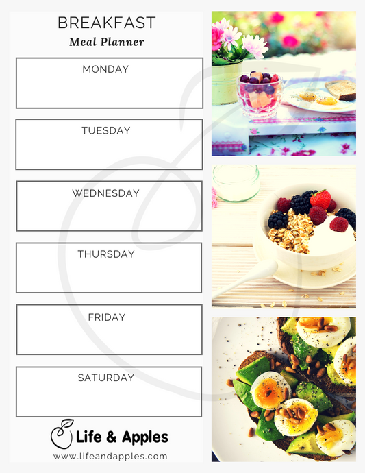 meal plan printable