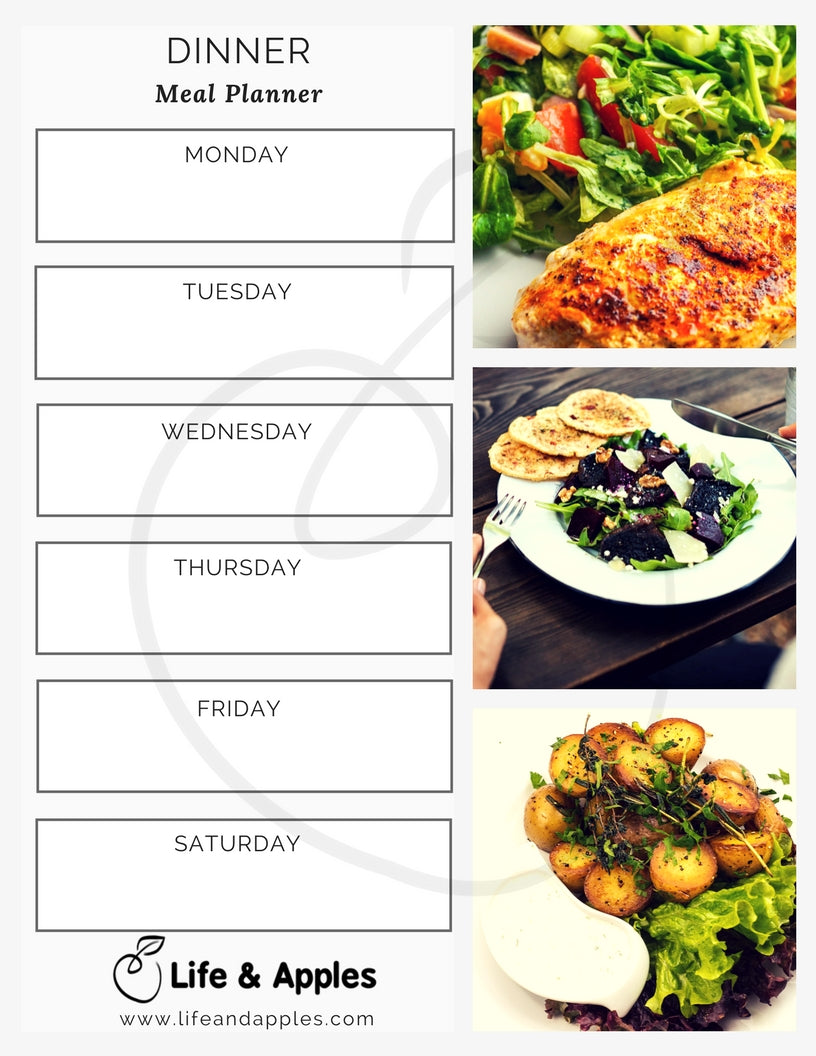free meal planner printable