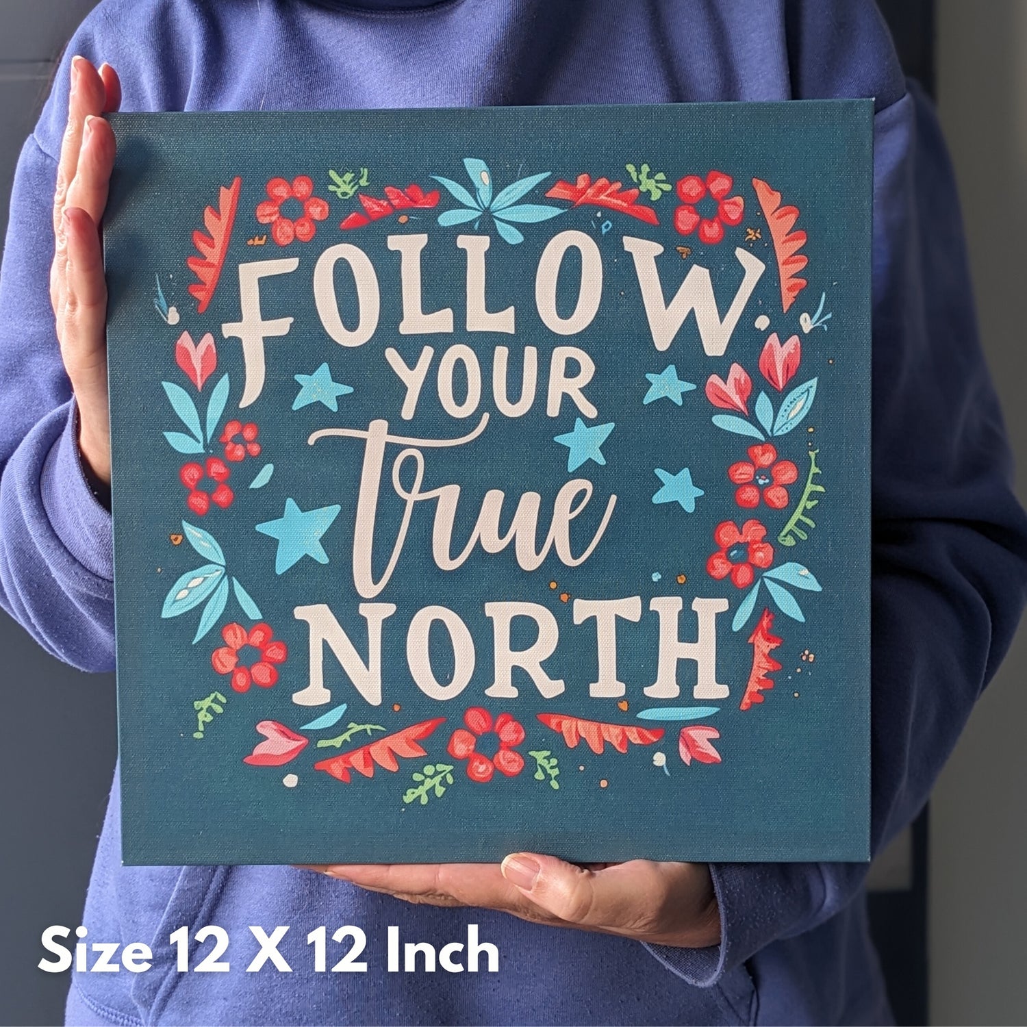 Lighted Inspirational Wall Art - Follow Your True North - Life & Apples