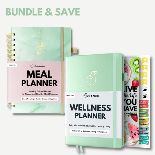 Wellness Planner and Meal Planner Bundle