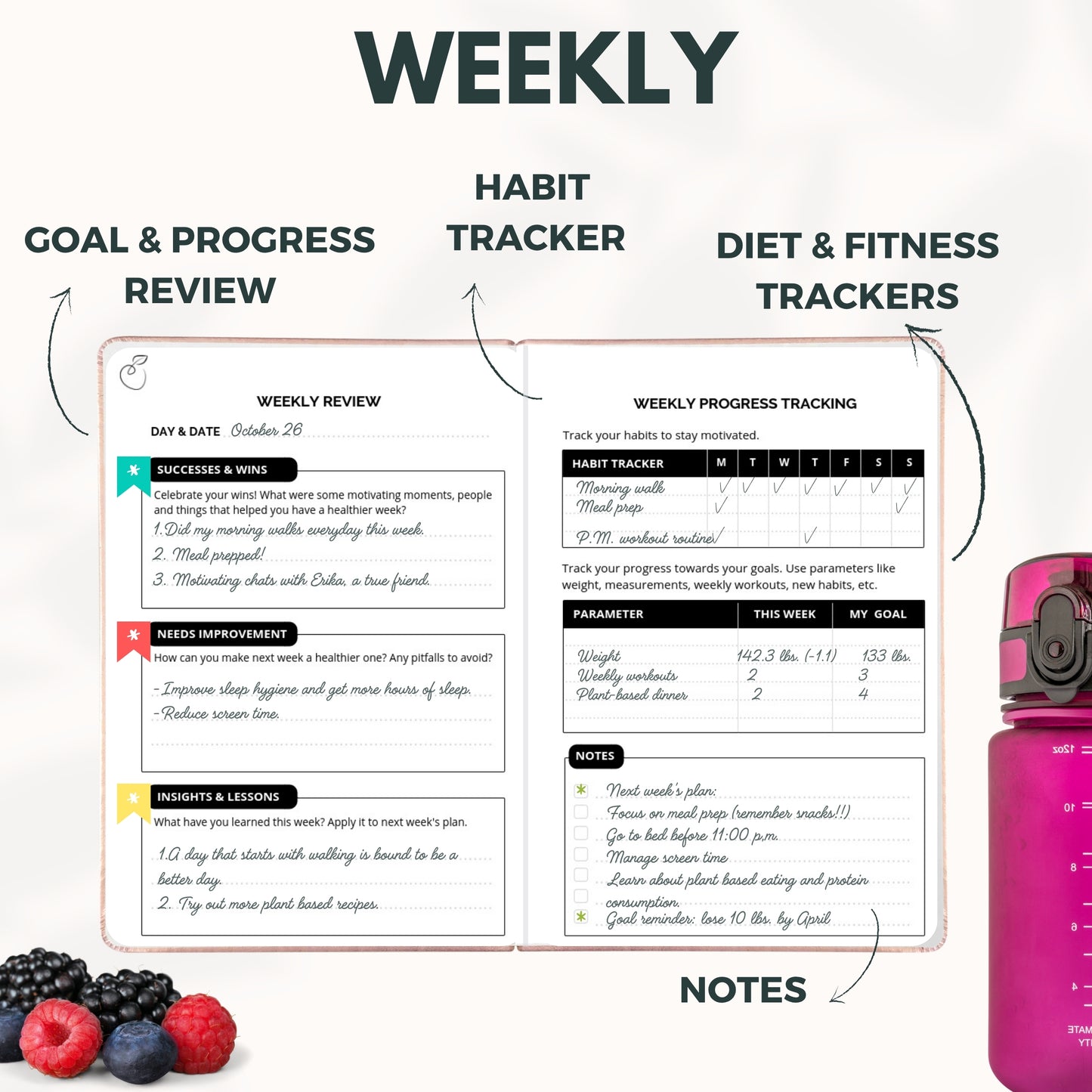 The Wellness Journal & Planner