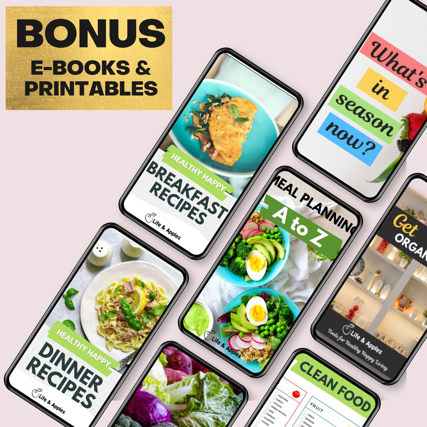 Wellness Planner and Meal Planner Bundle