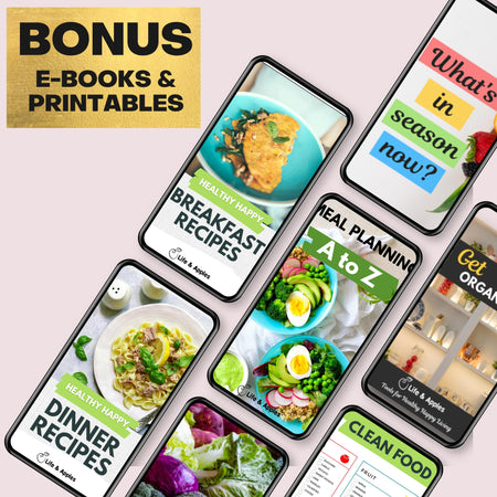 PINK Meal Planner Printable BUNDLE, Weekly Food Diary, Meal Tracker, Daily  Food Journal, Menu Plan, Prep Grocery, Fitness Diet Wellness 